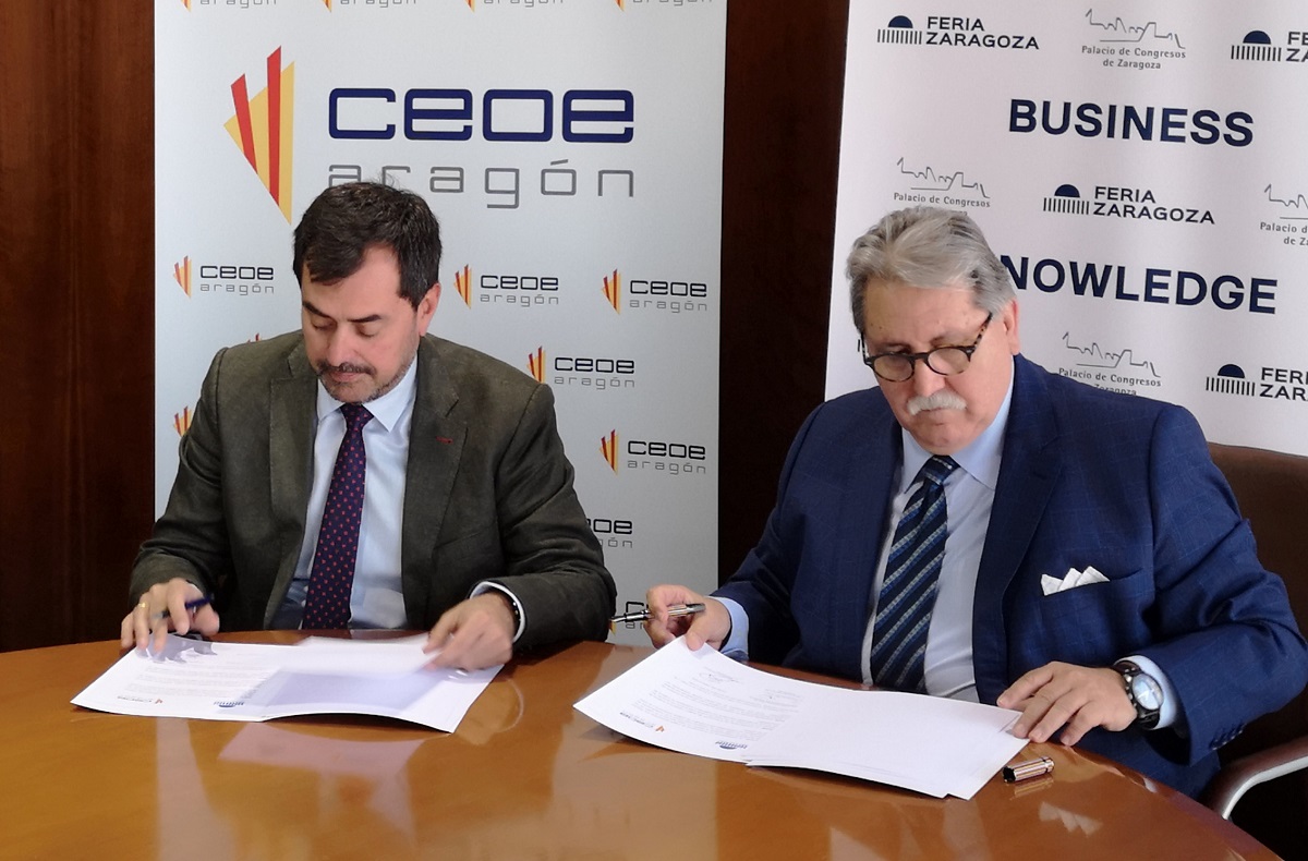 Feria de Zaragoza y CEOE Aragón refuerzan su colaboración para potenciar la internacionalización y cooperación empresarial