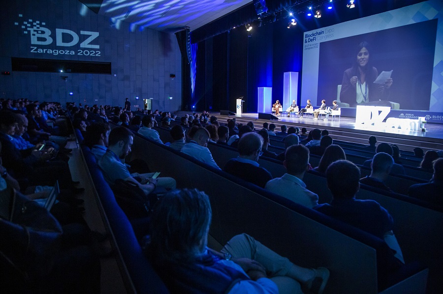 Más de 1.200 visitantes acreditados han asegurado el éxito de la primera edición de Blockchain Expo & DeFi Congress, en el Palacio de Congresos de Zaragoza