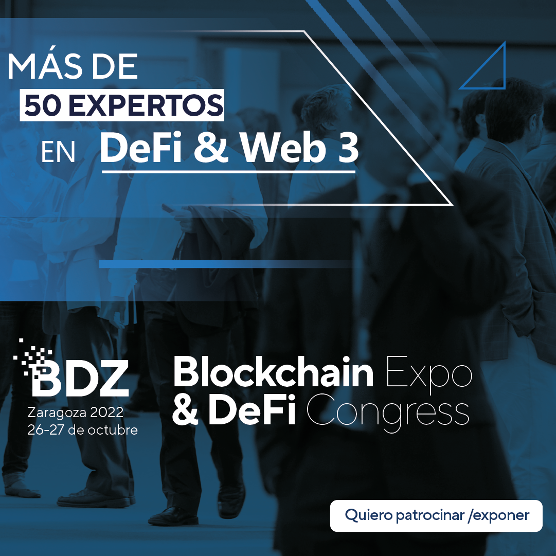 Más de 50 expertos en DeFi & Web 3 participarán en el congreso de Finanzas Descentralizadas, Criptomonedas y Blockchain de Zaragoza