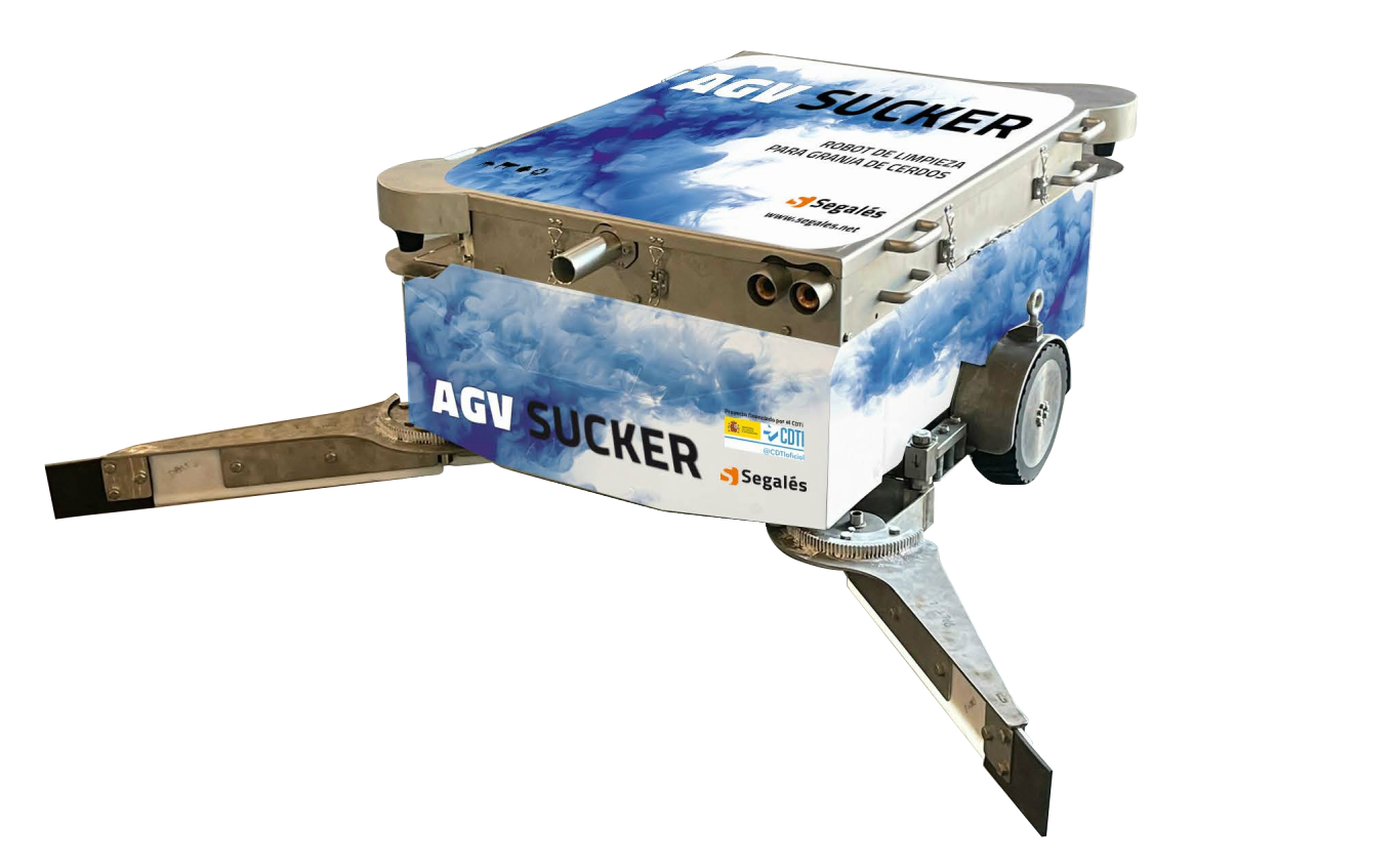 AGV SUCKER: ROBOT DE LIMPIEZA DE LAS FOSAS DE LAS GRANJAS DE CERDOS
