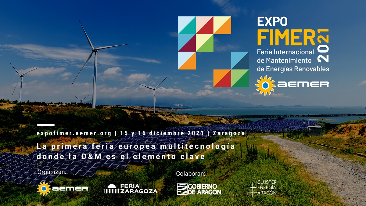 AEMER y Feria de Zaragoza presentan EXPOFIMER, Feria Internacional de Mantenimiento de Energías Renovables