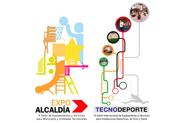 EXPOALCALDIA y TECNODEPORTE 2016: referentes para el analisis y el debate sobre equipamientos y servicios en el ambito municipal, deportivo y ocio.