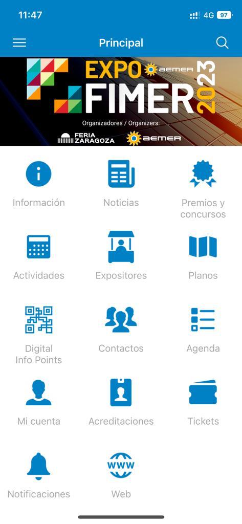 Nueva pantalla de inicio