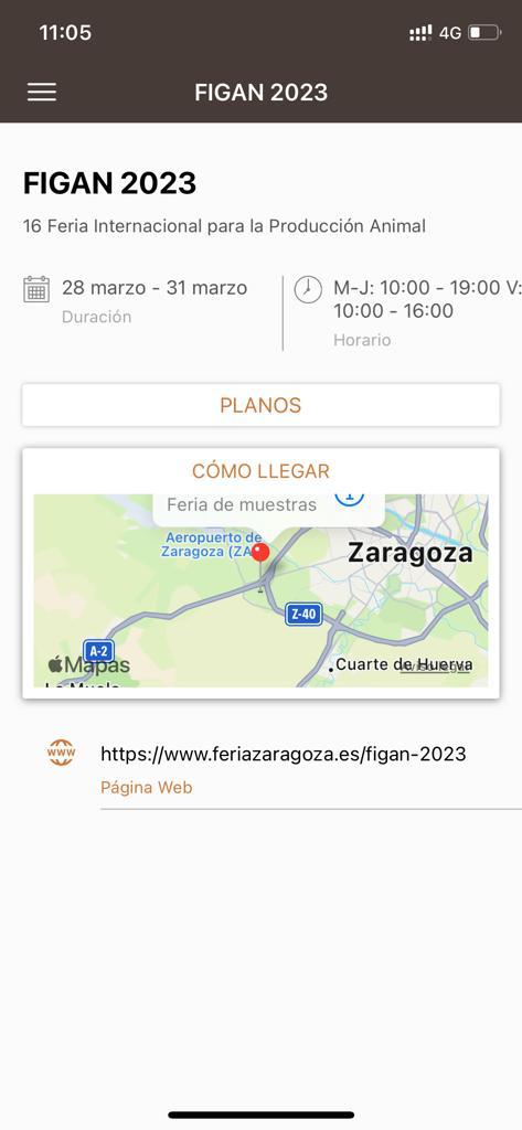 Información del evento