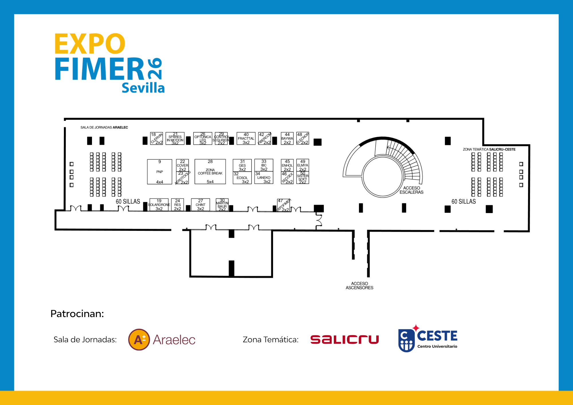 EXPOFIMER - Plano del recinto
